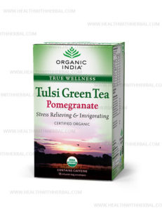 Organic India Tulsi Green Tea Pomegranate