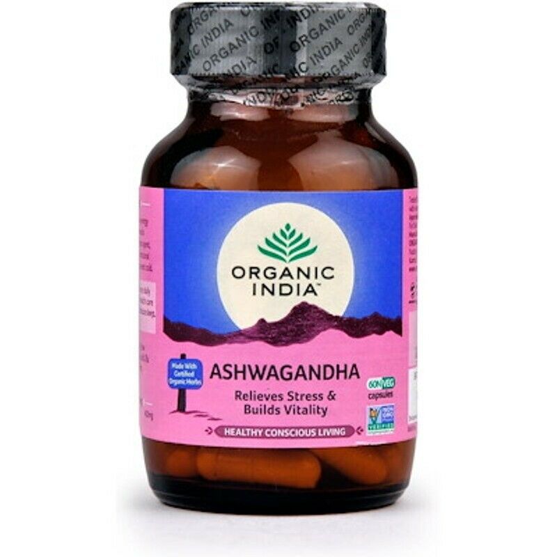 Buy Organic India Ashwagandha Capsule In Delhi India At Healthwithherbal