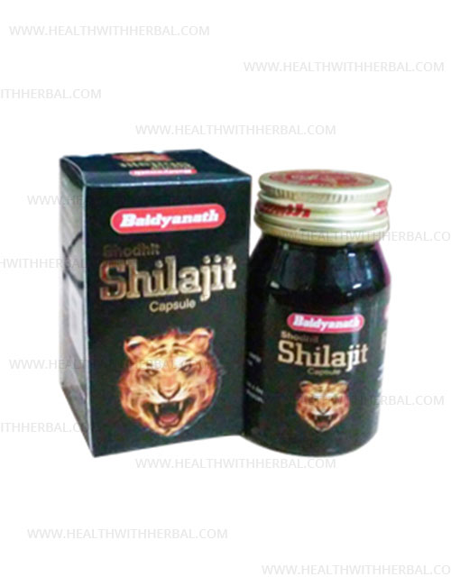 Buy Baidyanath Shodhit Shilajit Capsule In Delhi India At Healthwithherbal 1896