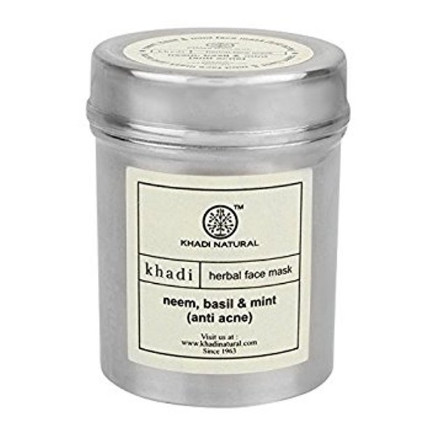 Buy Khadi Natural Neem Basil Mint Face Pack Anti Acne Herbal