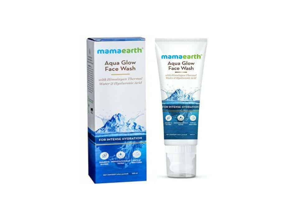 Buy Mamaearth Aqua Glow Face Wash in Delhi, India at healthwithherbal